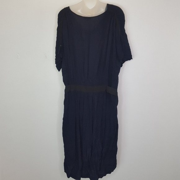 Kew 159 Tie Waist Short Sleeve Dress - Picture 4 of 6